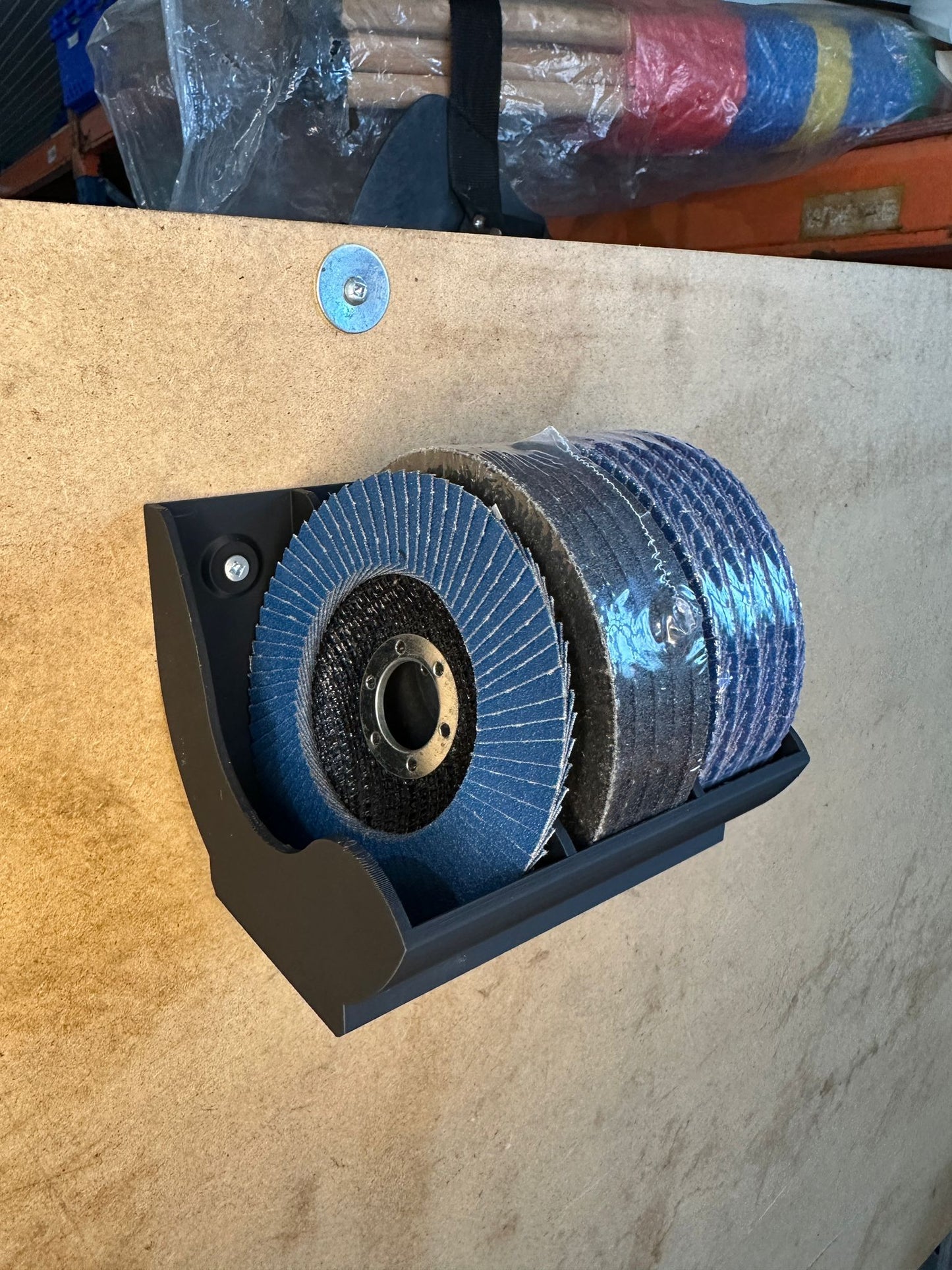 Grinder Disk Storage Holder